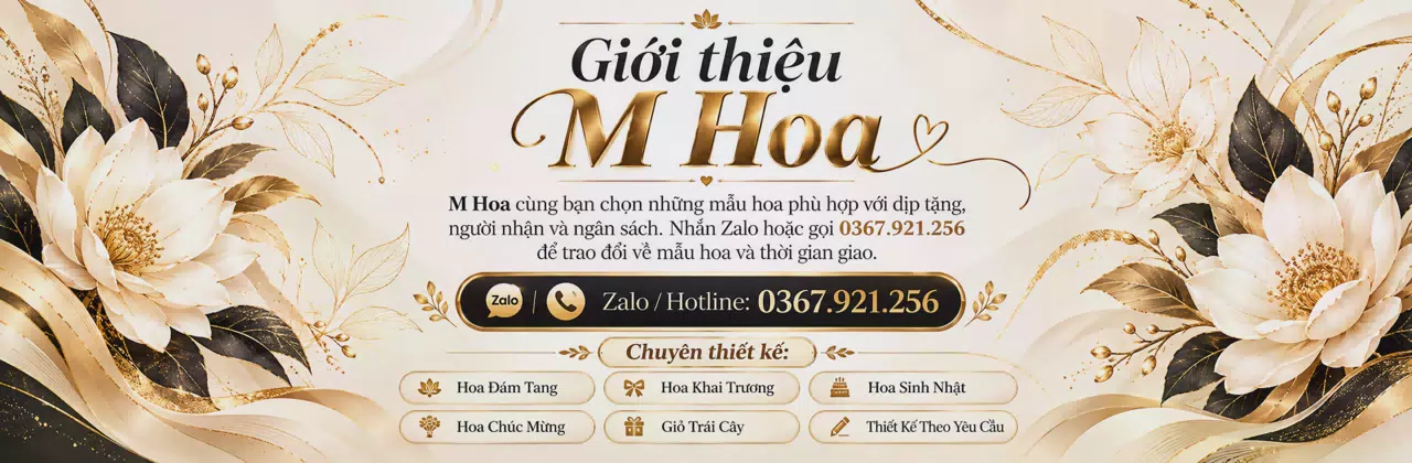 Ảnh bìa Shop hoa tươi Xã Đông Hải Vĩnh Long - Tư vấn mẫu hoa hợp ngân sách